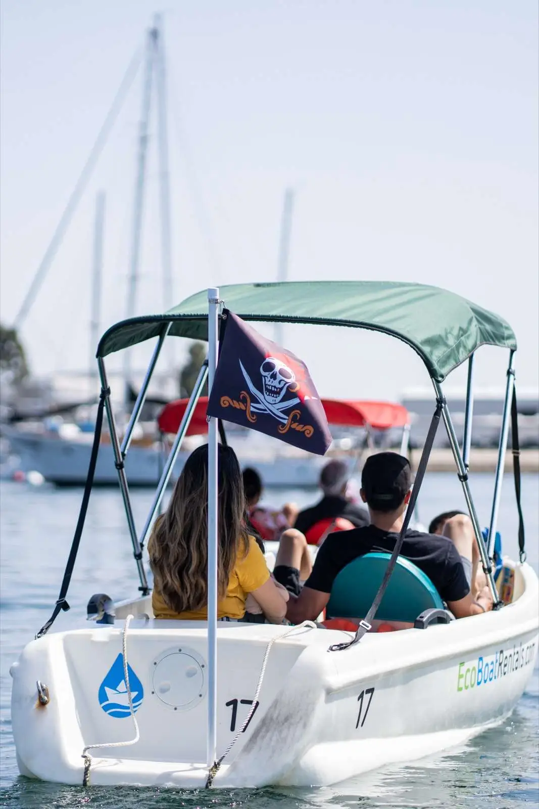 pedal boat San Diego Bay family ride